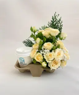Coffee with rose 2